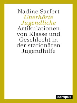 cover image of Unerhörte Jugendliche